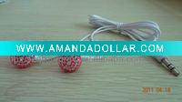 Wholesale bling earphone