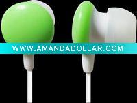 Wholesale Chocolate candy colorful earphone for MP3 MP4 MP5