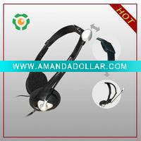 Wholesale foldable headphone for computer/portable media player