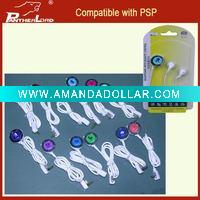 Wholesale Headphone with remote control for psp video game accessory