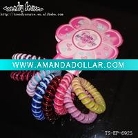 Wholesale FASHION HAIR ACCESSORIES&PLASTIC TELEPHONE CORD PONYHOLDERS