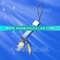 Wholesale phone strap as phone accessories with christmas gifts MS022