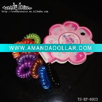 Wholesale FASHION HAIR ACCESSORIES&PLASTIC TELEPHONE CORD PONYHOLDERS