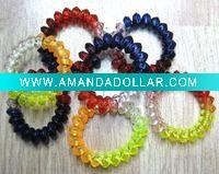 Wholesale Telephone Wire Hair Band Headband Color Elastic HYL05768