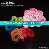 Wholesale FASHION HAIR ACCESSORIES&PLASTIC TELEPHONE CORD PONYHOLDERS