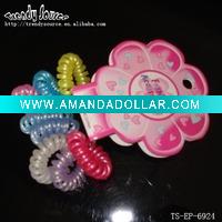 Wholesale FASHION HAIR ACCESSORIES&PLASTIC TELEPHONE CORD PONYHOLDERS