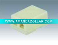 Wholesale 6P4C double modular jack