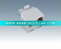 6P4C 8P8C modular double jack