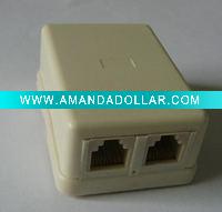 telephone double coupler with RJ11