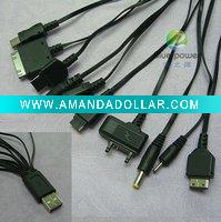 Wholesale Multi cord for mobile phone,PDA, Digital Camera, Camcorder, Laptop, MP3 player