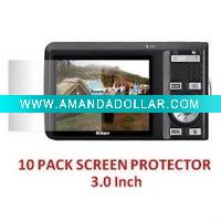 Wholesale High Quality Digital Camera 3.0 Inch Screen Protector + FREE Cloth