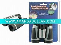 Wholesale 4" PLASTIC BINOCULAR WITH STRAP