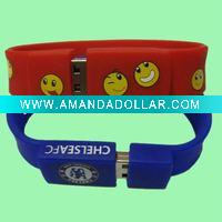 silicone bracelet USB flash