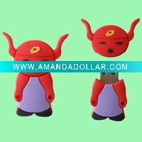 Wholesale 3D silcione truck USB flash drive with logo