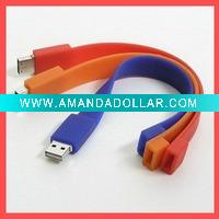 Wholesale wristband pvc USB flash disk case