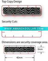 Security PVC Scratch off card for telecom