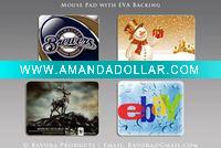 Wholesale 2011 New Paper Mouse Pad with EVA Backing