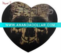 Wholesale hollow mouse pad in heart-shaped