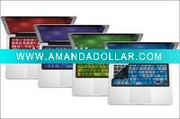 Wholesale Blue/Red/Purple/Green/Black laptop keyboard skin