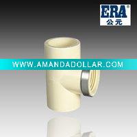 Wholesale EQUAL FEMALE THREAD TEE WITH STEEL RING