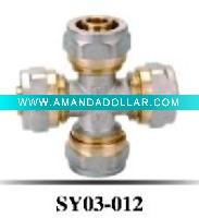 Wholesale SY03-012 Brass Equal Cross