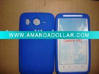 Wholesale Blue mobile phone silicone case for Desire HD