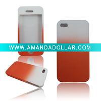 New Double Color Rubberized Hard Case Cover Skin For Iphone4g