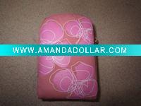 Pink digital camera bag case