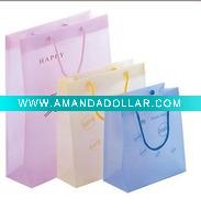Wholesale Custom plastic shopping bags with full color printing and embossed effectiveness