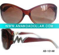 Wholesale plastic frame sunglasses big eyewear
