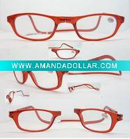 Wholesale 2011 popular novel magnet reading glasses