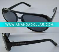 Wholesale kid's plastic metal acetate sunglass