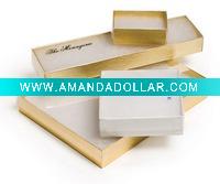 Wholesale Paper jewelry box with PVC window