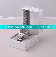 PU leather plastic watch case