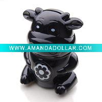 cow shaped (cute design) Plastic money box