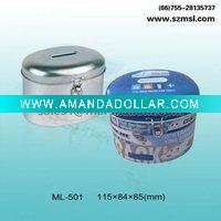 Wholesale tin saving box, tin gift box