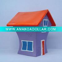 Wholesale house coin bank/rotation bank/vinyl saving box