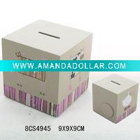 Wholesale children wooden saving box