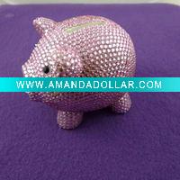Wholesale Bling ceramic piggy bank