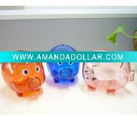 Wholesale HY0801 Plastic piggy bank