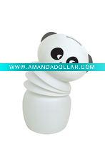 Wholesale collasible/flexible/foldable panda money box