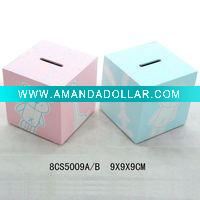 Wholesale baby wooden money box