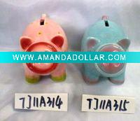 Wholesale ceramic pig money box
