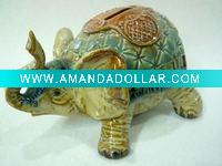Wholesale ceramic elephant money bank