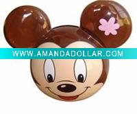 Wholesale advertising promotional gift , plastic cartoon money box, coin bank