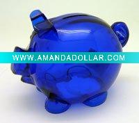 Plastic Piggy Coin Bank