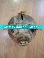 Wholesale Fashion Coconut Piggy Bank