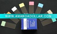 Various color frosted microscope slides