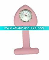 silicone nurse watch, heart shape