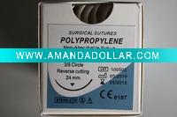 Polypropylene nonabsorbable suture
